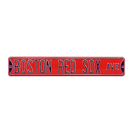 Authentic Street Signs Authentic Street Signs 30151 Boston Red Sox Avenue Red Street Sign 30151